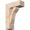 Ekena Millwork Merced Block Smooth Bracket w/ Offset Brace, Douglas Fir, 7 1/2"W x 20"D x 28"H BKT0806X20X28MRC05SDF - alternate 1